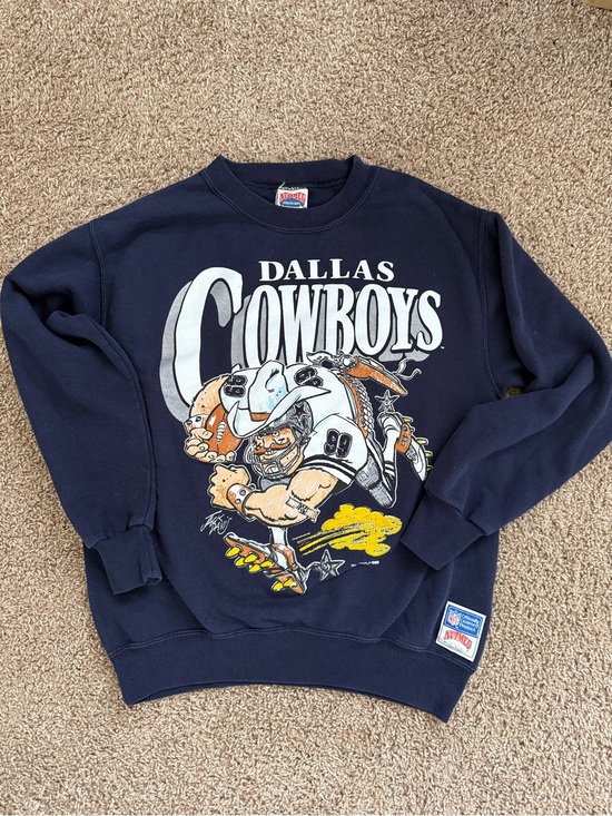 Nfl Apparel Other - Dallas Cowboys Navy Graphic Crewneck Sweatshirt